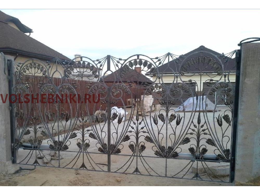 ПРОЗРАЧНЫЕ КОВАНЫЕ ВОРОТА ВКВ-12