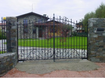 ВОРОТА КОВАНЫЕ ПРОЗРАЧНЫЕ ВКВ-27