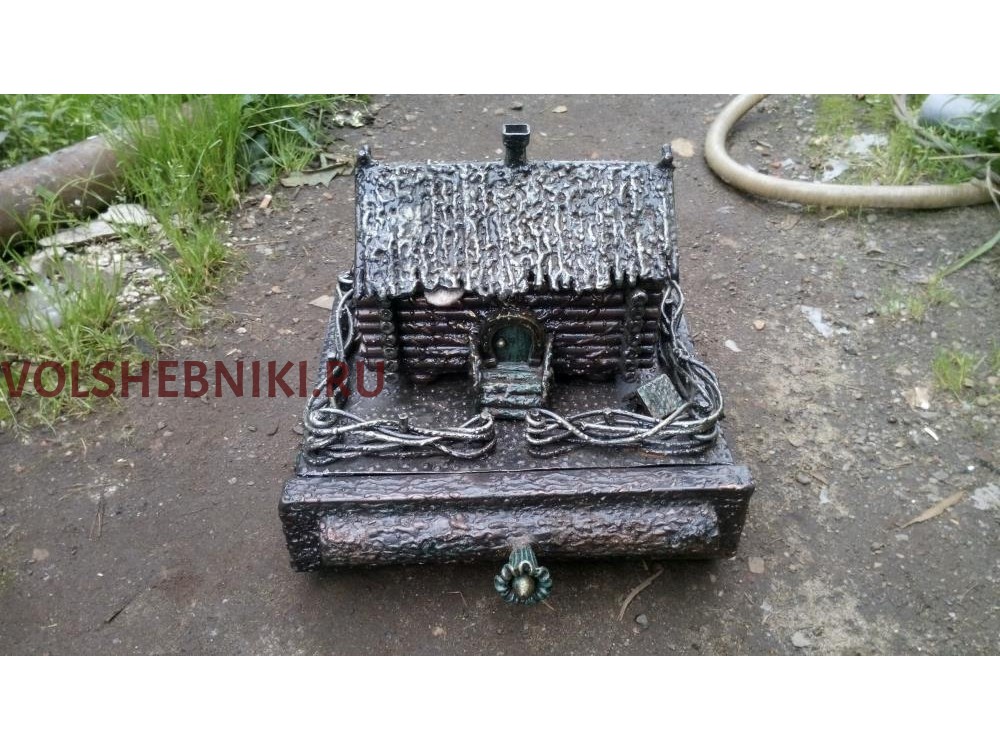 ШКАТУЛКА КОВАНАЯ "ИЗБУШКА" ВКЭ-10