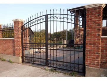 ВОРОТА КОВАНЫЕ ПРОЗРАЧНЫЕ ВКВ-31