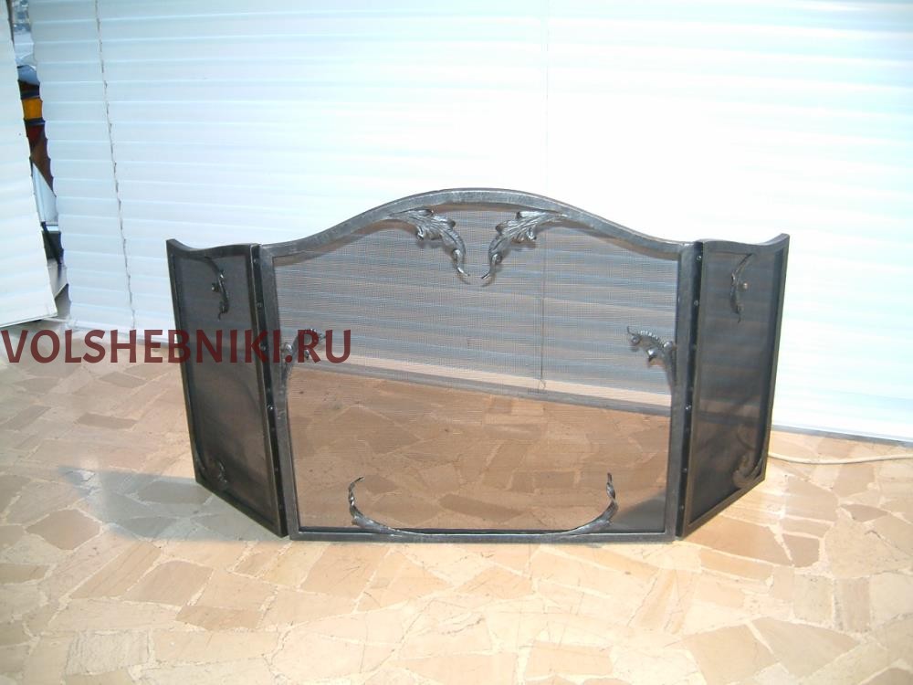КОВАНЫЙ ЭКРАН КАМИНА ВКДН-9
